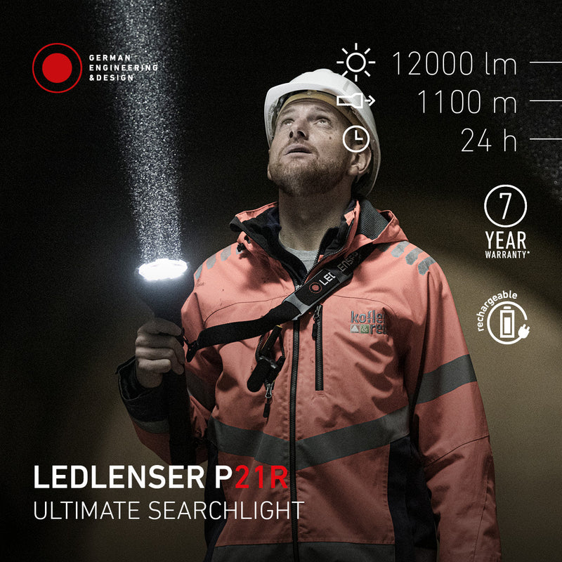 P21R Rechargeable Torch 2025, 12000 Lumens