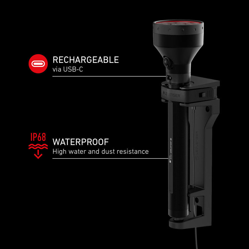 P21R Rechargeable Torch 2025, 12000 Lumens