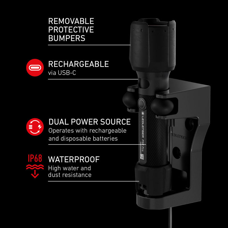 P5R Pro Rechargeable Torch 2025, 750 Lumens