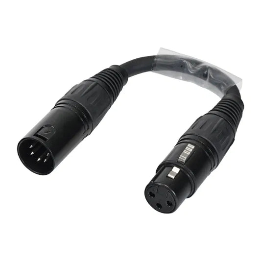 DMX XLR Adapters – 3-Pin to 5-Pin & 5-Pin to 3-Pin