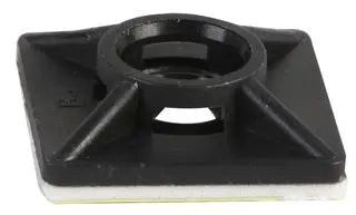 Cable Tie Base – 19 × 19 mm Self-Adhesive Nylon (100 Pack)