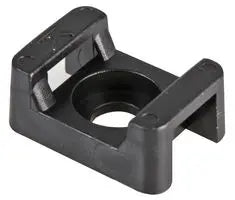 Cable Tie Saddle Mounts 9mm Width Black 100 Pack