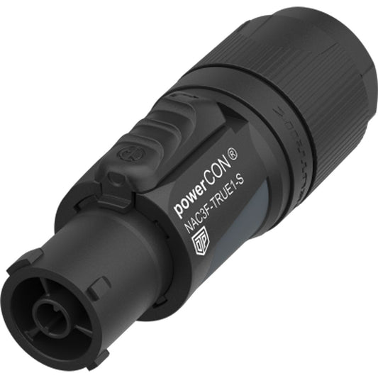 Neutrik NAC3F-TRUE1-S — Locking Female powerCON® TRUE1 Connector (6–12 mm Cable)