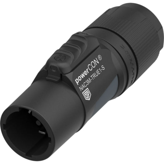 Neutrik NAC3M-TRUE1-S — Locking Male powerCON TRUE1 Connector (6–12 mm Cable)