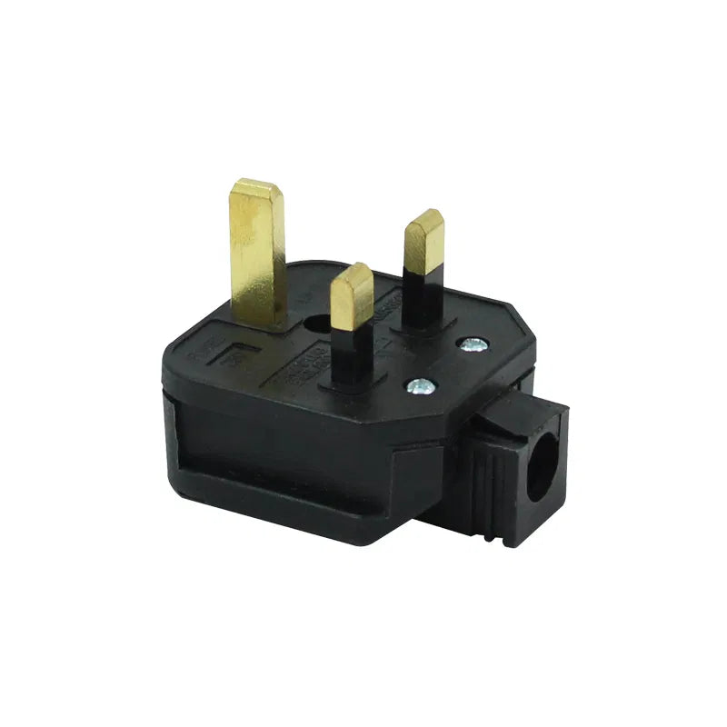 13A Heavy-Duty Mains Plug – Black