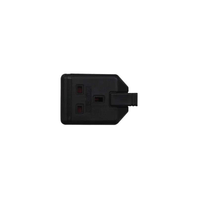 13A Heavy-Duty 1 Gang Mains Socket – Black