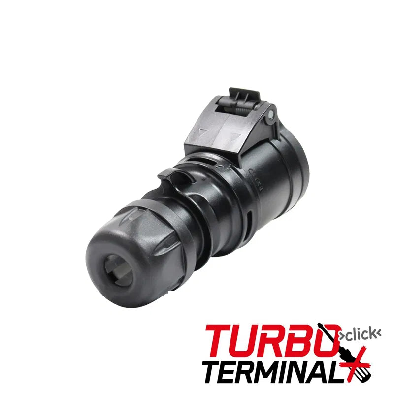 16A 230V 2PE Screwless Socket – Black