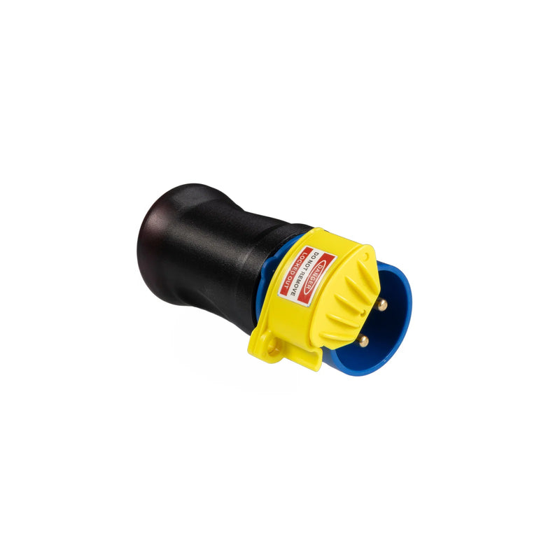 CEEform Plug Lockout Device for 16A–125A Industrial Connectors (Padlock Not Included)