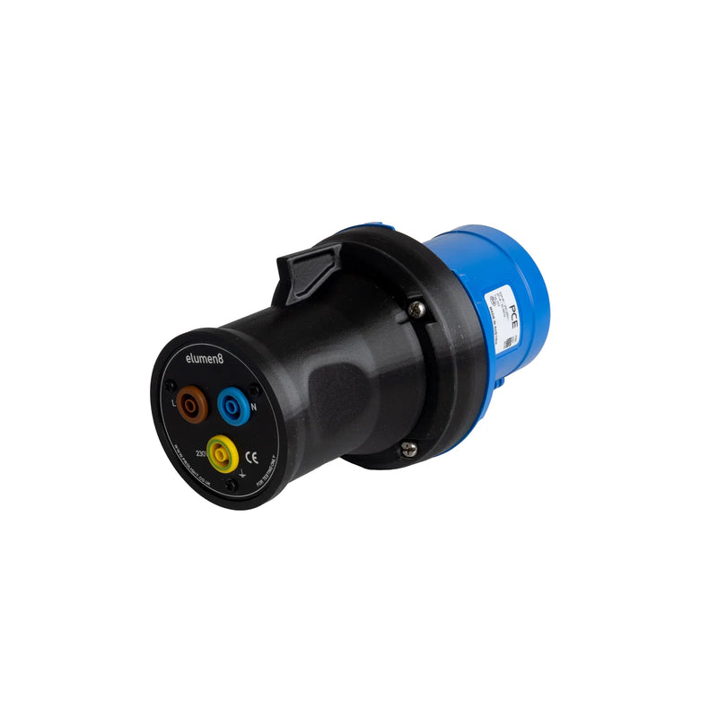 63A Single Phase CEEform Test Plug for Multifunction Testers (BS7909)