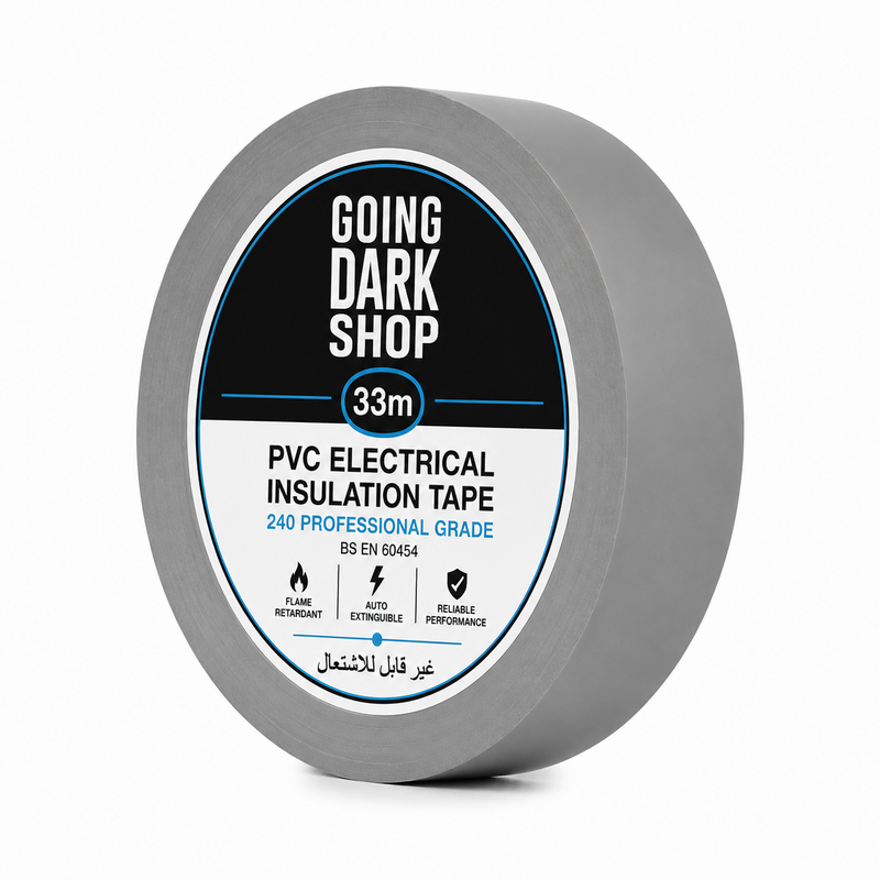 Going Dark Shop PVC Electrical Insulation Tape – 19mm × 33m Going Dark Shop