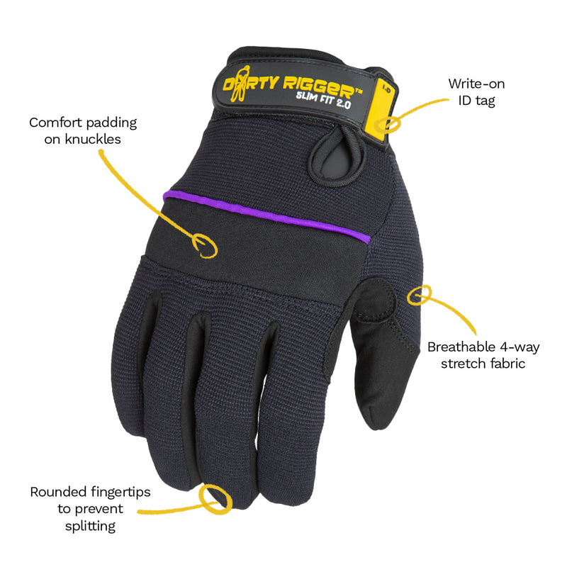 Dirty Rigger SlimFit 2.0 Rigger Gloves – Full Fingered
