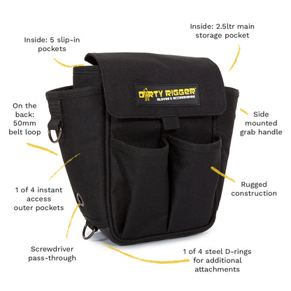 Dirty Rigger - Tech Pouch 2.0 — Rugged Tool Pouch with 2.5 L Capacity