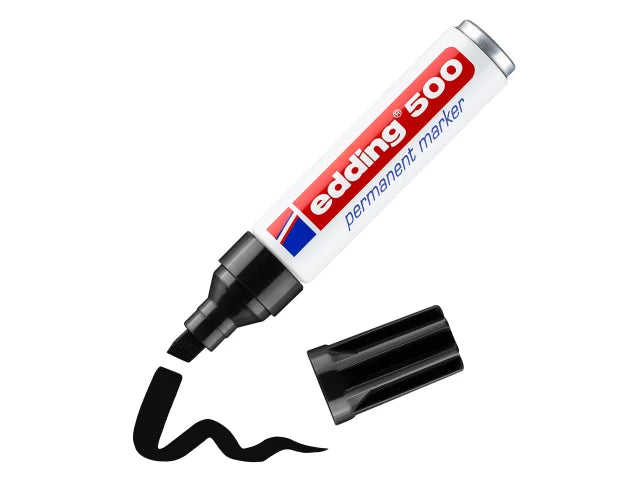 edding 500 Permanent Marker – Chisel Tip 2–7mm