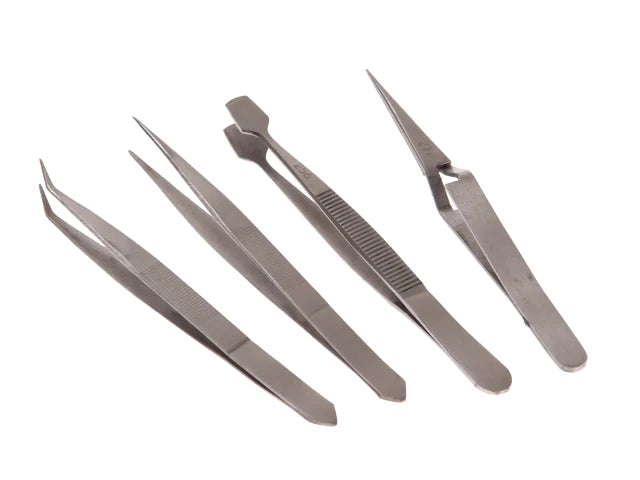 Faithfull Tweezer Set – 4 Piece