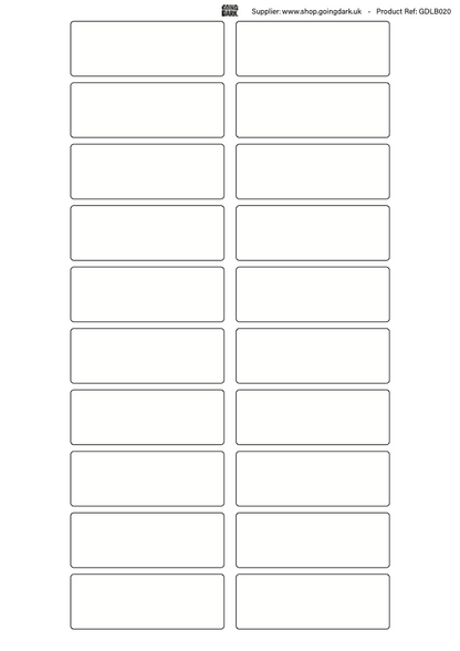 Writable labels applied to cables and fixtures in a live event setup