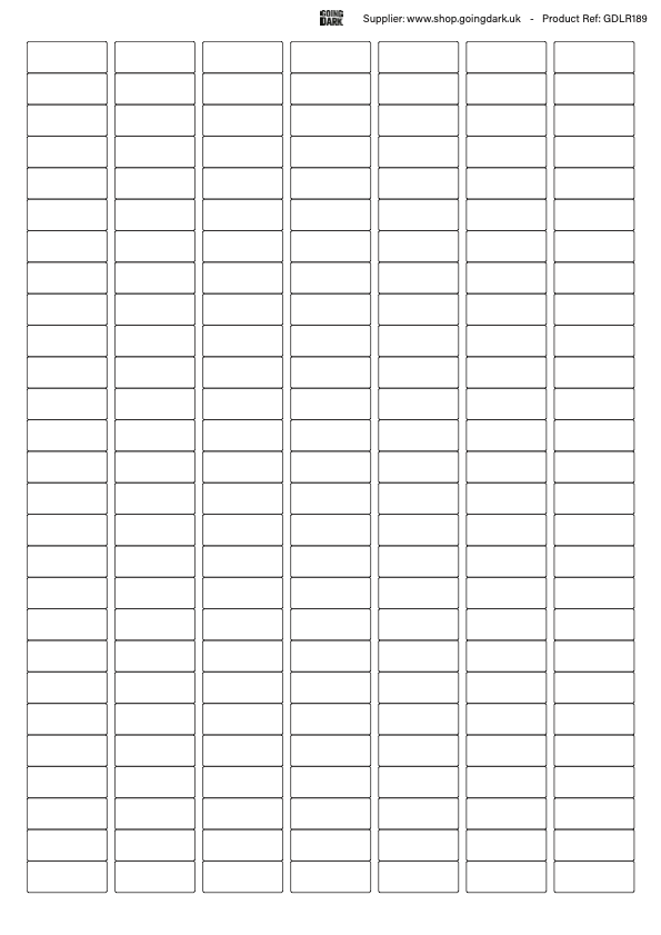 LX Label Bundle box with contents displayed: 250 sheets of various label sizes.