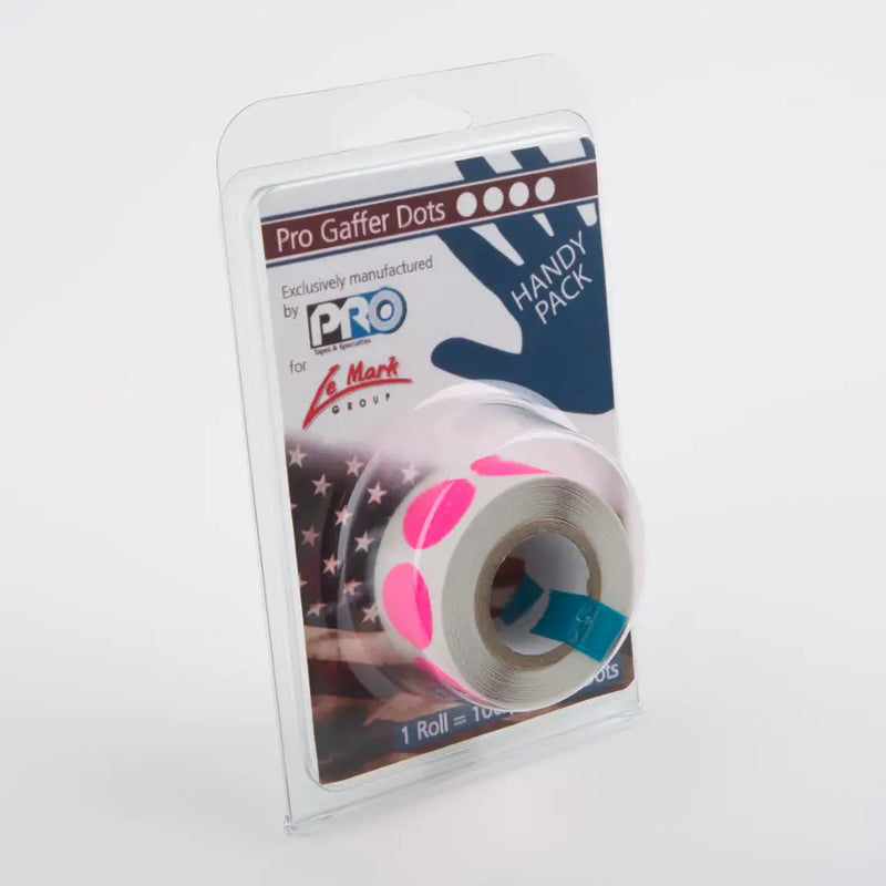 ProGaff Fluorescent Dots Mini Roll — 100 High-Visibility Dots