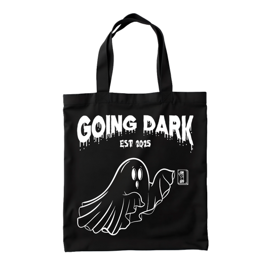 Going Dark 2025 Halloween Tote Bag