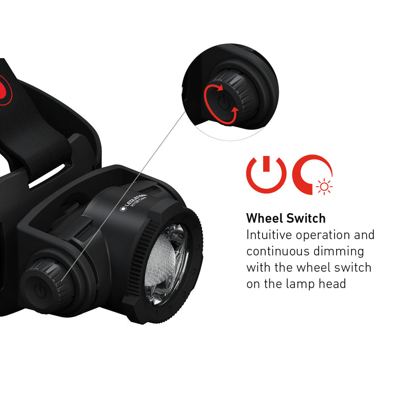 H15R Core Rechargeable Head Torch, 2500 Lumens