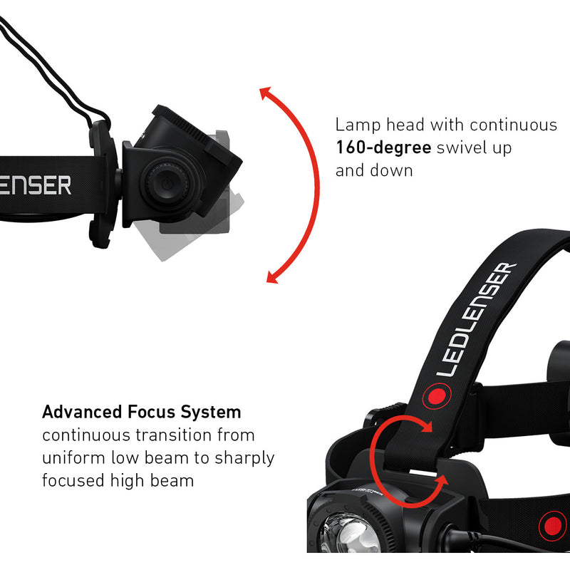 H15R Core Rechargeable Head Torch, 2500 Lumens