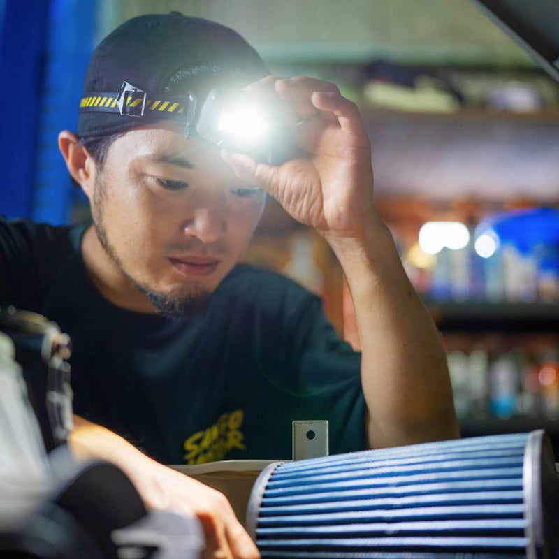 HF6R WORK Rechargeable Head Torch, 800 Lumens