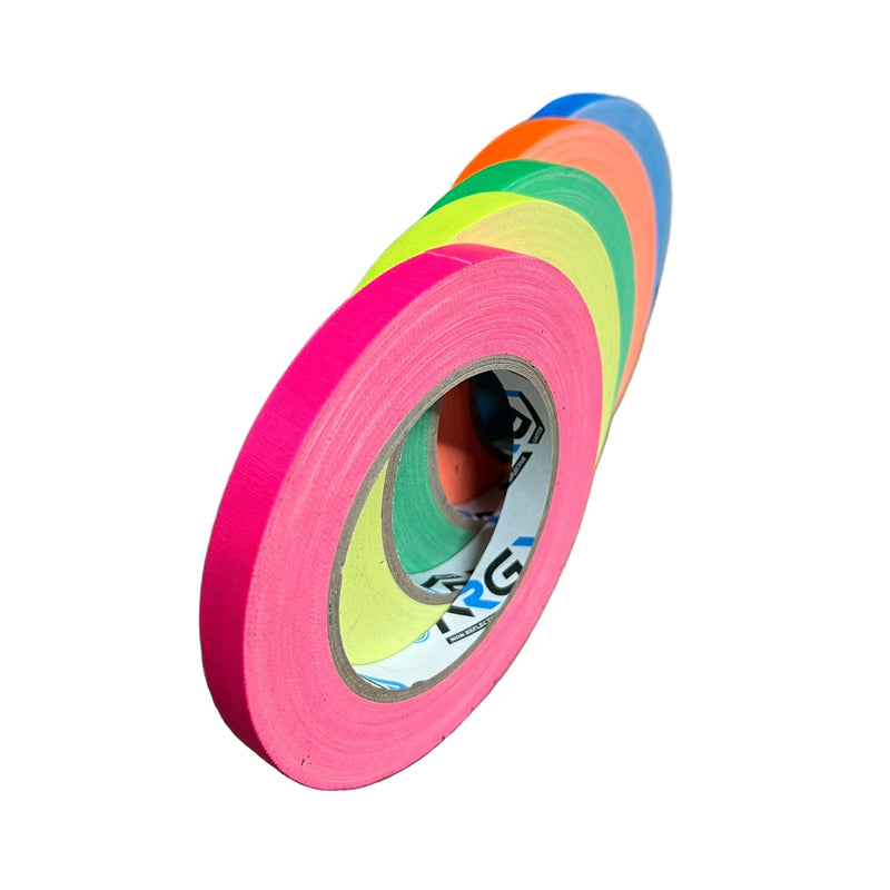 CRE8 NRG Fluorescent Spike Tape Stack – 12mm × 25m