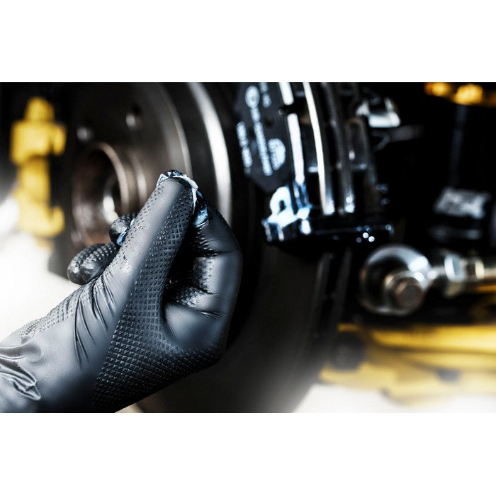 Ideall® Grip Black Heavy-Duty Nitrile Gloves – Box of 50