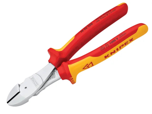 Knipex VDE High Leverage Diagonal Cutter – 200 mm