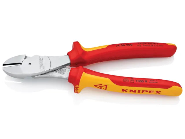 Knipex VDE High Leverage Diagonal Cutter – 200 mm