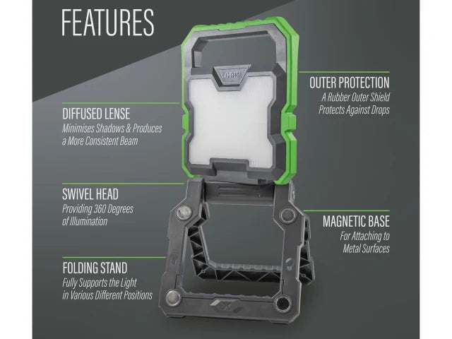 Lighthouse Rechargeable Work Light – 2000 Lumens (L/HRWL2000)