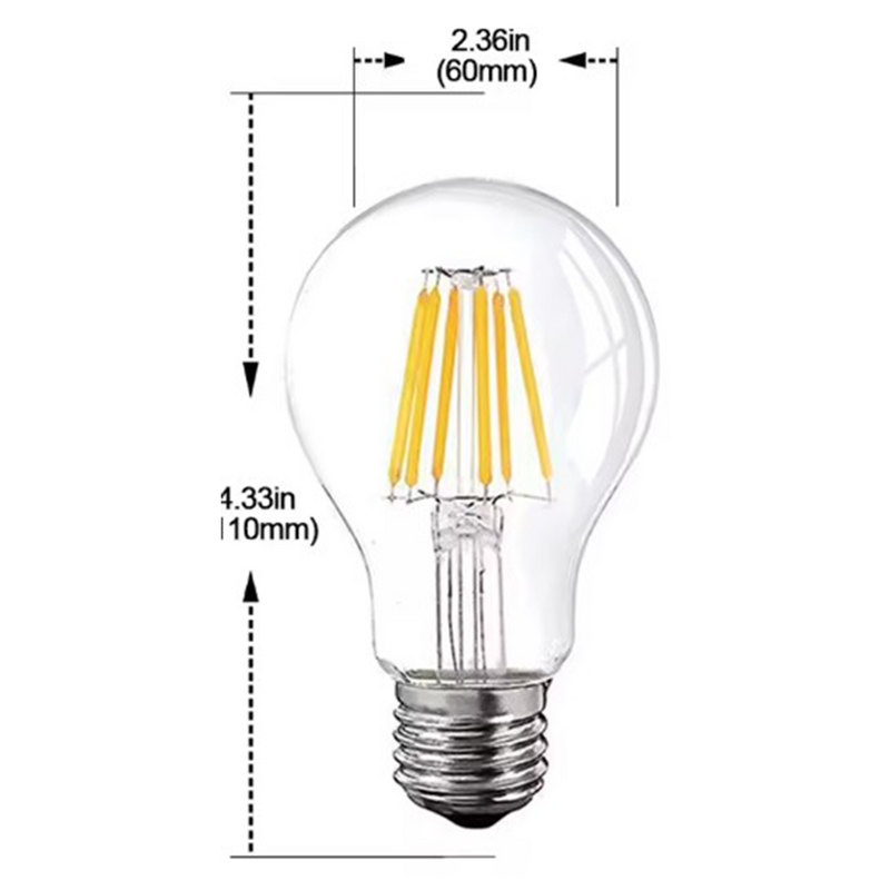 12V 6W LED Filament GLS Lamp – ES Clear A19