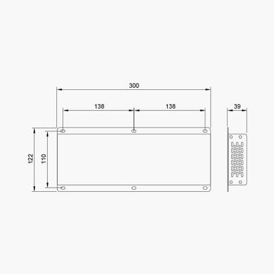 LTECH LT-924-OLED, 24 Channel 3A, 12-24V DC, DMX512 Decoder