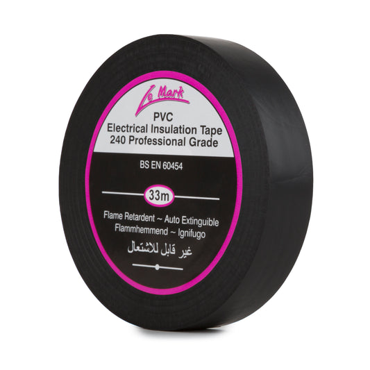 Le Mark PVC Electrical Insulation Tape — 19mm × 33m