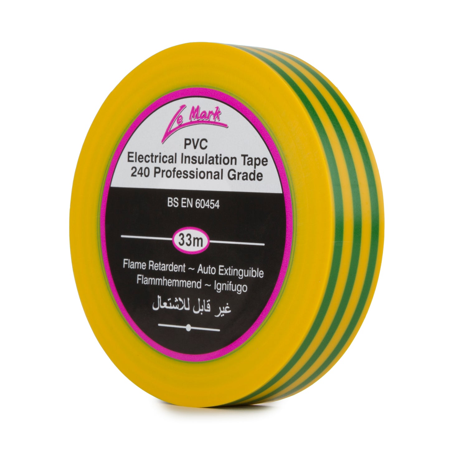 Le Mark PVC Electrical Insulation Tape — 19mm × 33m