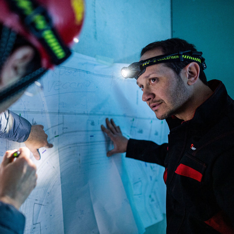 H5R Work Rechargeable Head Torch, 500 Lumens