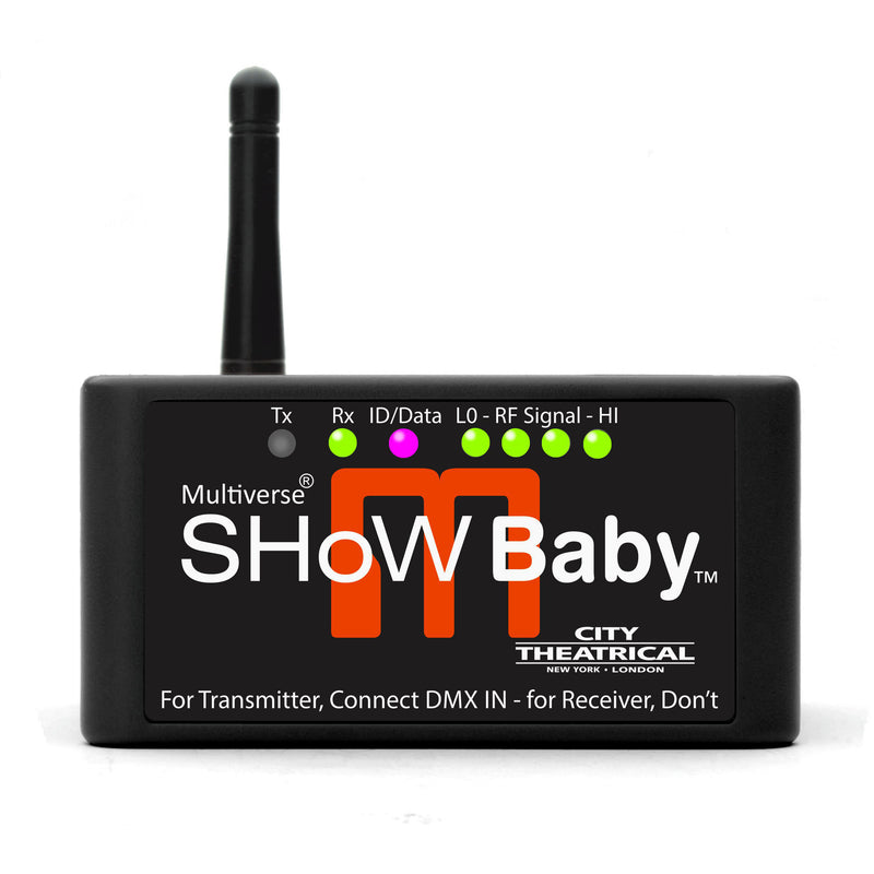 City Theatrical MULTIVERSE® SHoW BABY Ð Wireless DMX Transceiver Kit