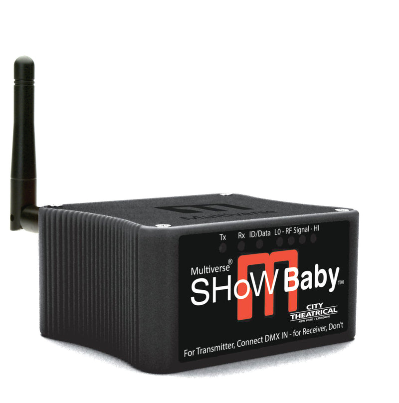 City Theatrical MULTIVERSE® SHoW BABY Ð Wireless DMX Transceiver Kit