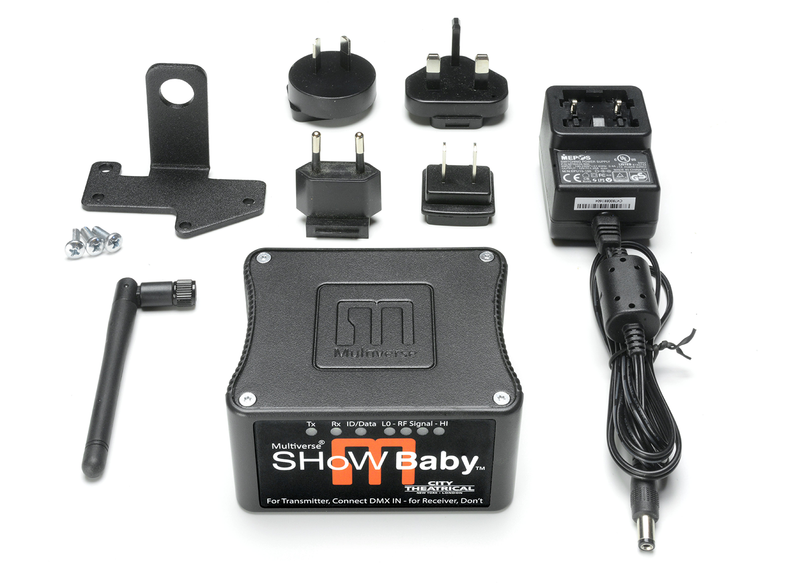 City Theatrical MULTIVERSE® SHoW BABY Ð Wireless DMX Transceiver Kit