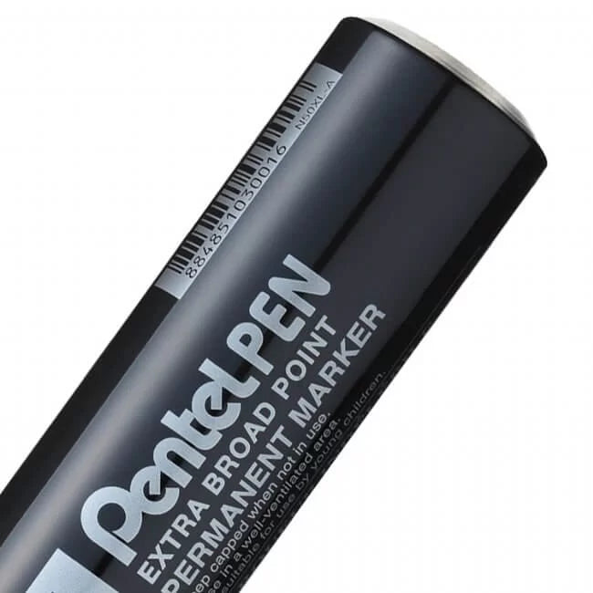 Pentel N50XL Permanent Marker – Jumbo Chisel Tip 17–19mm