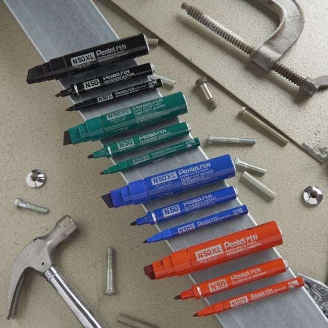Pentel N50 Permanent Marker – Bullet Point 2.2mm Line Width