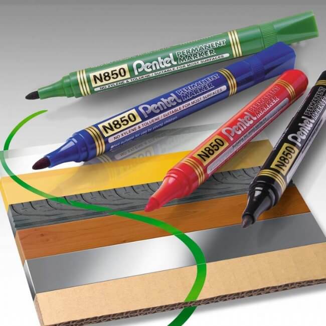 Pentel N850 Bullet Point Permanent Marker – 2.1mm Line Width