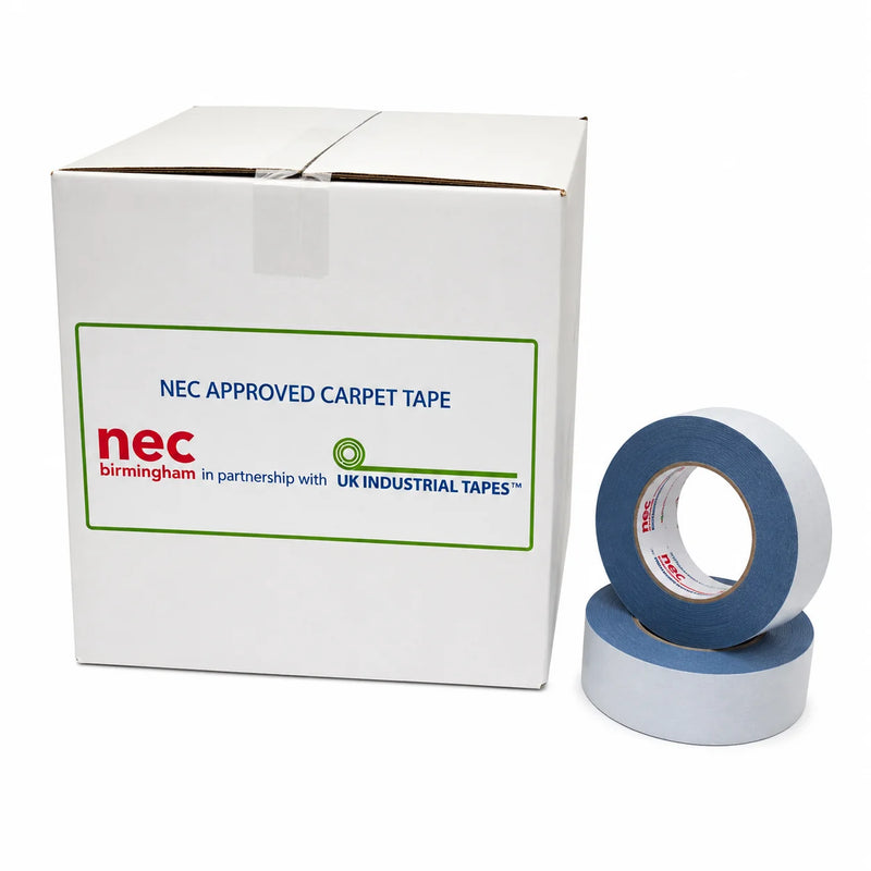 NEC Approved Exhibition Carpet Tape – 48mm × 50m