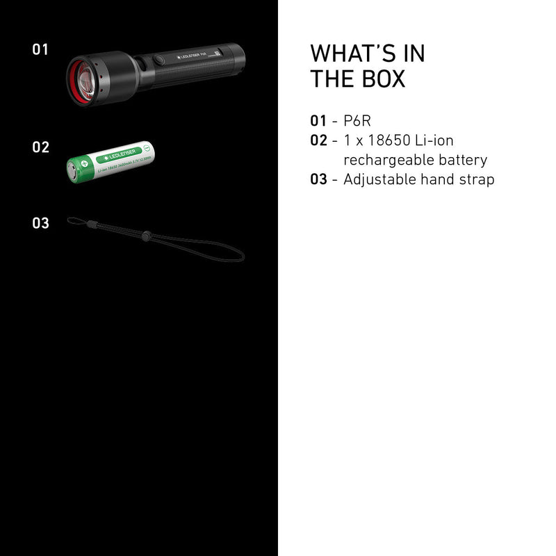 P6R Rechargeable Torch 2025, 1200 Lumens
