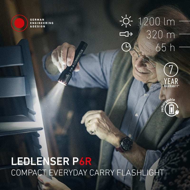 P6R Rechargeable Torch 2025, 1200 Lumens