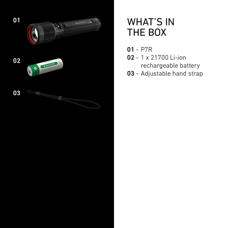 P7R Rechargeable Torch 2025, 2000 Lumens