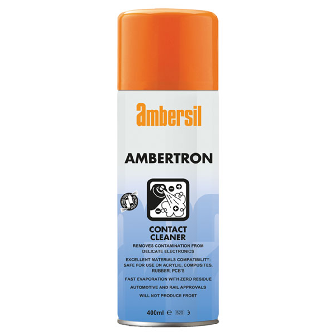 Ambersil Ambertron Contact Cleaner Solvent Based Aerosol 400 ml