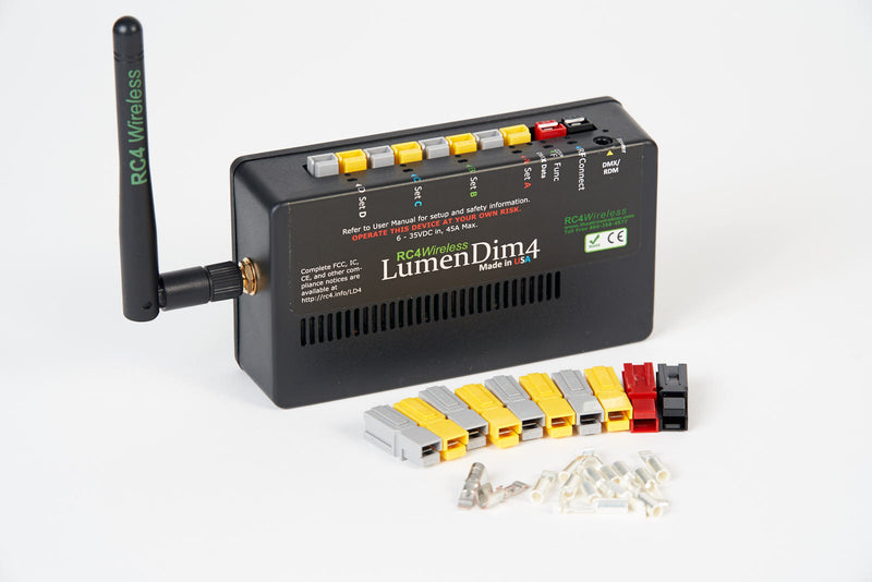RC4 LumenDim4 Four-Channel CRMX Wireless Dimmer