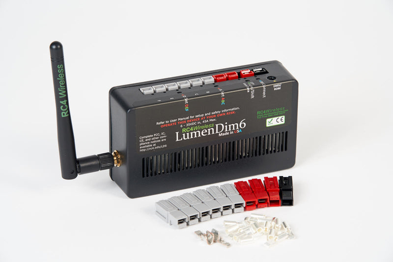 RC4 LumenDim6 Six-Channel CRMX Wireless Dimmer