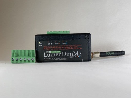 RC4 LumenDimM2 Two-Channel CRMX Wireless Dimmer