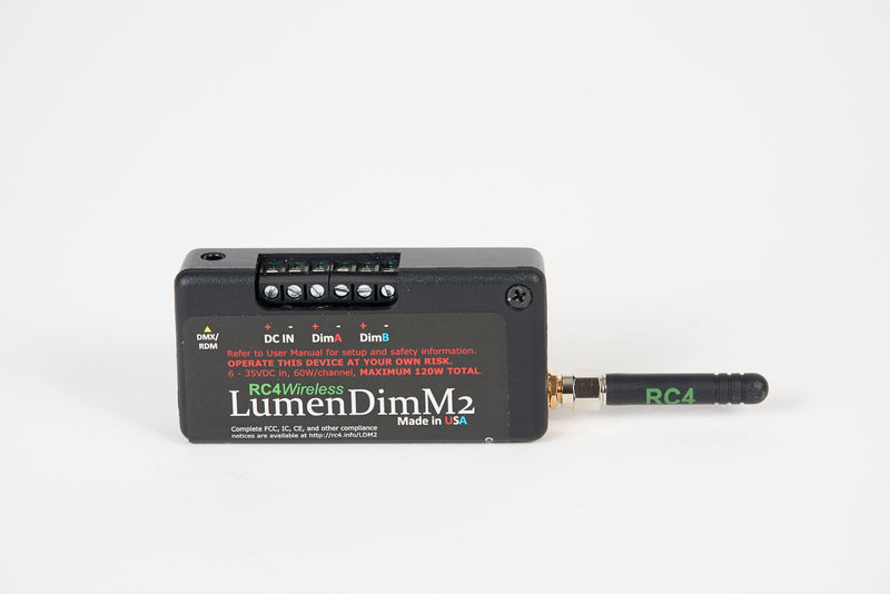 RC4 LumenDimM2 Two-Channel CRMX Wireless Dimmer